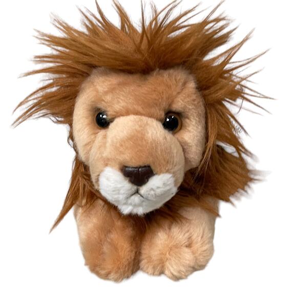 Miyoni Aurora Lion Plush Stuffed Animal Zoo Safari Cat Laying San Diego TAGS - Picture 1 of 14
